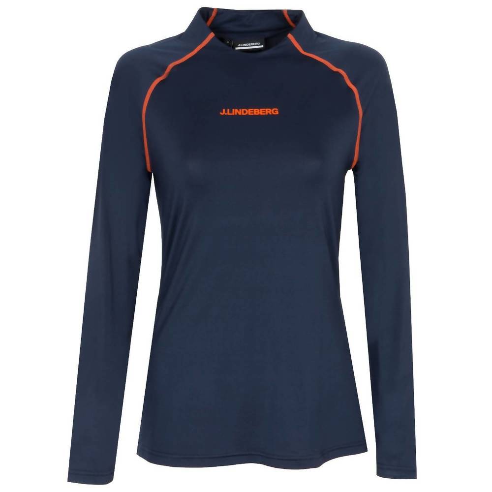 NEW J.LINDEBERG kala soft compression top in jl navy